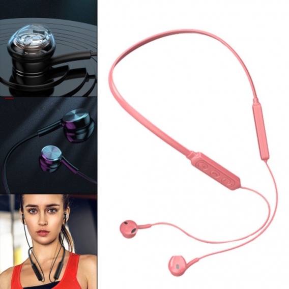 GB04 Bluetooth 5.1 Kopfhörer in-Ear Sport Headset mit Mikrofon HD Stereo Wasserdichte Kopfhörer Kabelloser Nackenbügel für Reise