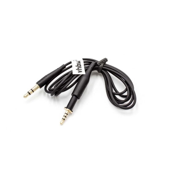 vhbw Audio AUX Kabel auf 3,5mm Klinkenstecker kompatibel mit AKG K430, K450, K451, K452, K480, K490, K495, Q460 Kopfhörer, 110cm