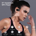 8 GB MP3-Player Drahtloser Bluetooth 5.0-Kopfh?rer IPX5 Wasserdichter Musikkopfh?rer Outdoor-Sport-Headset mit Mikrofon fš¹r Mob