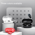 Bluetooth 5.1 Mini-In-Ear-Funkkopfhörer Für Telefon -Rot Mit Digitalanzeige