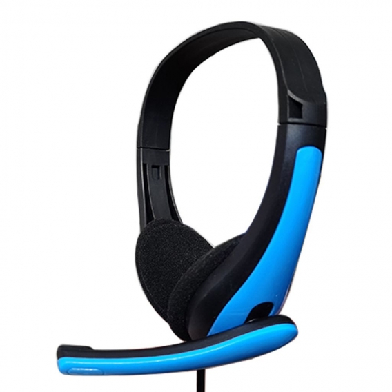 3,5-Mm-Stereo-Gaming-Headset Mit Geräuschminimierung, Leichter Kopfhörer Mit Mikrofon