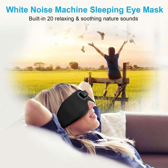 Sleep Headphones Blockout Light Kabelloses zeitgesteuertes Herunterfahren