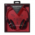 ViVanco™SR 770, Kopfhörer, Kopfband, Calls/Music, Schwarz, Rot, 1,35 m, Verkabelt