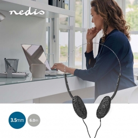 More about Nedis On-Ear-Kopfhörer mit Kabel | 3.5 mm | Seillänge: 6.00 m | Schwarz NE550718432