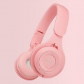 Wireless Bluetooth Kopfhörer Headset Über Ohr Klapp, Batterie Kapazität 150mAh, mit Tiefen Bass Farbe Rosa