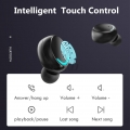 Kopfhörer Bluetooth Wireless Headphones mit Mic Sports Wasserdichter TWS Bluetooth Earphones Touch Control Wireless Headsets Ohr