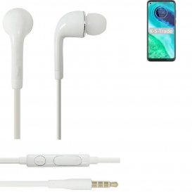 More about K-S-Trade Kopfhörer Headset kompatibel mit Motorola Moto G8 mit Mikrofon u Lautstärkeregler weiß 3,5mm Klinke Kabel Headphones O