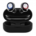 TW60 TWS Bluetooth 5.0 In-Ear-Funkkopfhörer Sport-Ohrhörer mit Ladekiste Schwarz