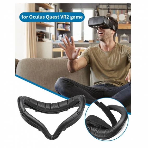 Ersatz fš¹r Oculus Quest 2 VR-Zubeh?r Ersatz-Gesichtsschutz-Lichtblockierung Waschbares Gesichtspolster