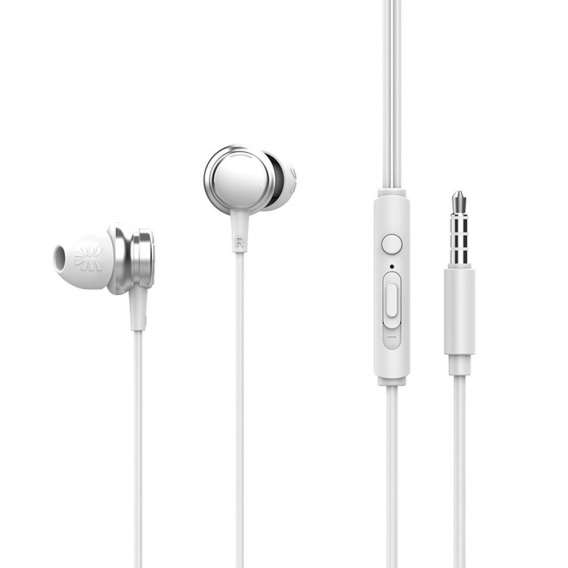 Kopfhörer In Ear - Wired Ohrhörer mit Mikrofon und Bass, Premium-Audioqualität,  Headphones mit Lautstärkeregler für iPhone, App