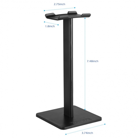 NewBee Universal Kopfhoerer Inhaber Portable Kopfhoerer Stand TPU Material Ohrhoerer Display Rack schwarz Home Exhibition Center