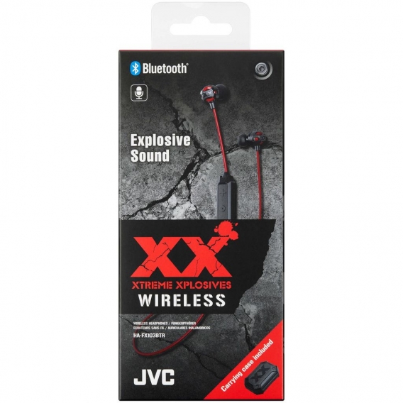 JVC Kopfhörer FX103BT Wireless Xtreme Xplosive In-Ear Rot