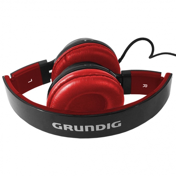 Grundig One Ear Stereo Kopfhörer Rot