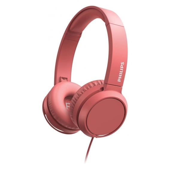 Philips TAH4105BK Wired Headphones - Red, Kopfhörer, Kopfband, Anrufe & Musik, Rot, Binaural, Digital