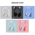 LED Katze Ohr Kopfh?rer RGB Farbe Bluetooth 5.0 Headsets Noise Cancelling Faltbare Erwachsene Kinder Kopfh?rer mit Mikrofon