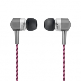 More about In Ear Sport Kopfhörer Stereo Headset Nylon Kabel mit Mikrofon 3,5mm für Handy iPhone Samsung Galaxy Sony Xperia Huawei Pink