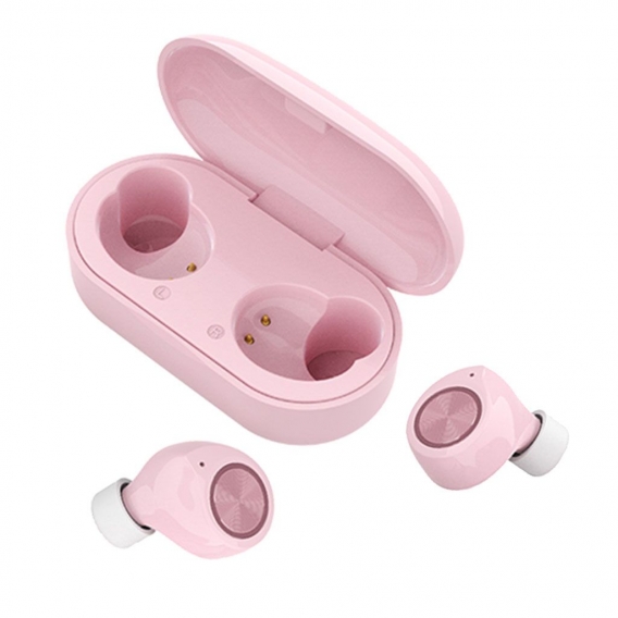 1 Satz Bluetooth-Kopfhörer Farbe Rosa