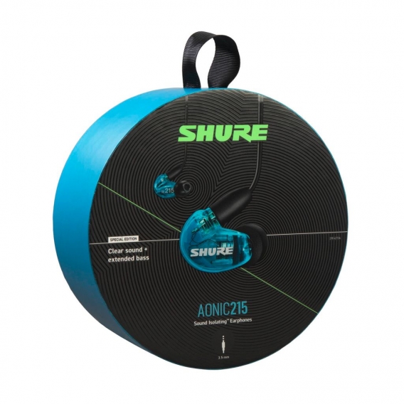 Shure Earphones SE215DYBL+UNI-EFS 3,5 mm Klinke Blau