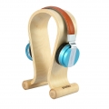 SAMDI Holz Birkenholz Omega Kopfhoerer Gaming Headset Staender Halter Aufhaenger