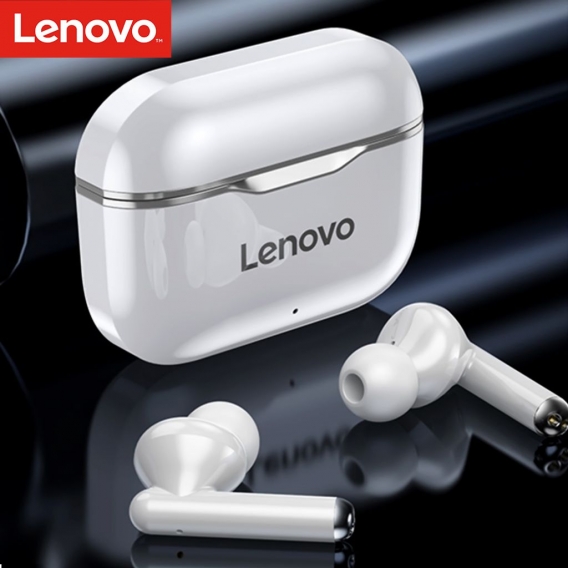 Lenovo LivePods LP1 Echte kabellose Ohrhoerer BT 5.0-Kopfhoerer TWS-Stereo-Ohrhoerer mit Touch-Control-Dual-Hosts TWS-Headsets I