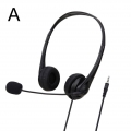 3,5 mm Noise-Cancelling Mikrofonkopfhörer Kabelgebundener Universal USB Headset mit Mikrofon für PC/Laptop/Computer,Kabellänge 1