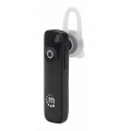 Manhattan Bluetooth-Headset, Bluetooth 4.0 + EDR, In-Ear Design, omnidirektionales Mikrofon, integrierte Bedienelemente, schwarz