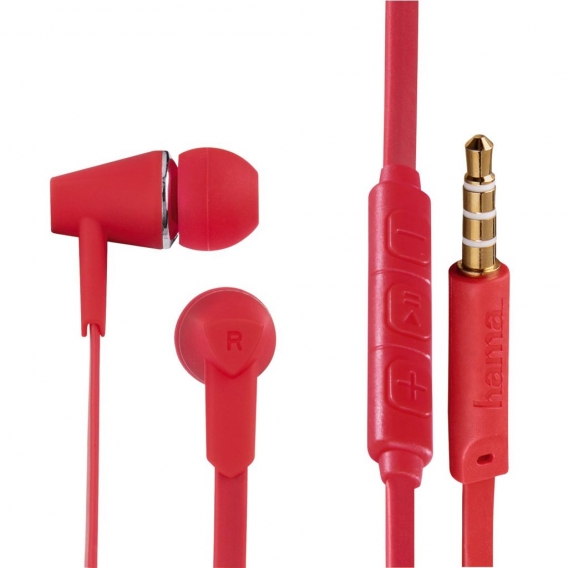 Hama In-Ear-Stereo-Ohrhörer "Joy", Rot