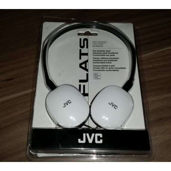 JVC HA-S160-W-E weiss einklappbarer Bügel-Kopfhörer Kraftvoller Klang