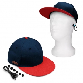 More about Urcover Bluetooth Cap Blau / Rot [ Freisprechfunktion laut leiser waschbar ] Snap-Back Unisex Musik Baseballkappe Mütze inkl. US