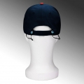 Urcover Bluetooth Cap Blau / Rot [ Freisprechfunktion laut leiser waschbar ] Snap-Back Unisex Musik Baseballkappe Mütze inkl. US