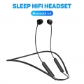 FD1 In-Ear Wireless Blautooth 5.0 Musik Sleep Earphone Neckband Headset mit Mic-Schwarz