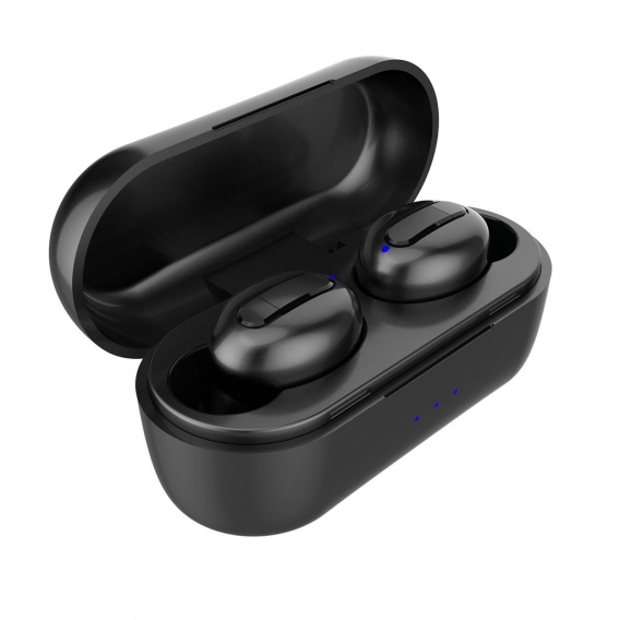 Echte kabellose Kopfhoerer Bluetooth 5.0 TWS-Kopfhoerer mit Mikrofon IPX5 Wasserdichtes kabelloses In-Ear-Ohrhoerer-Sport-Headse