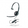 Poly Headset Blackwire C3210 monaural USB-C (Schwarz)