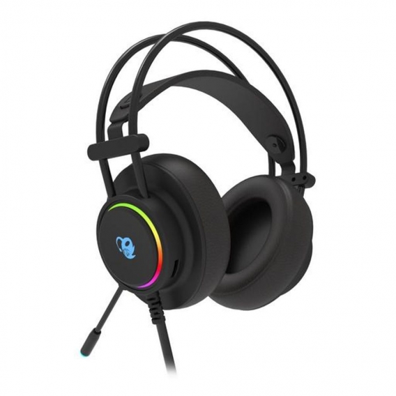 Gaming Headset mit Mikrofon CoolBox DG-AUR-01 Schwarz