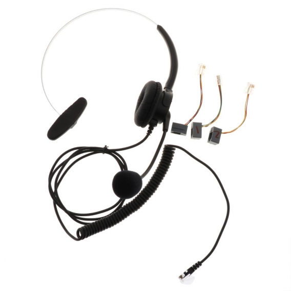 Call Center Headset Mit RJ9 Stecker Mikrofon Business Headset Mit Rauschunterdrückung