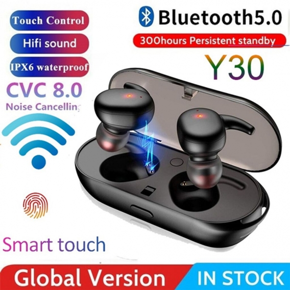 TWS Drahtlose Bluetooth 5.0 Kopfhörer Earphone Ohrhörer Wasserdichtes Headset 2021