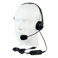 Usb-headset mit mikrofon einstellbare geräusch unterdrückung ohrhörer call center headset für pc laptop computer