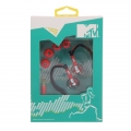 MTV 1777 Sports Earphones schwarz/rot