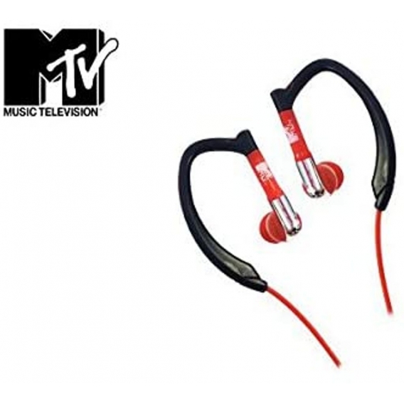 MTV 1777 Sports Earphones schwarz/rot