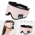 Schlaf Headset Bluetooth 5.0 3D Augenmaske Kopfhörer Kopfhörer für Musik Schlafen Farbe Rosa