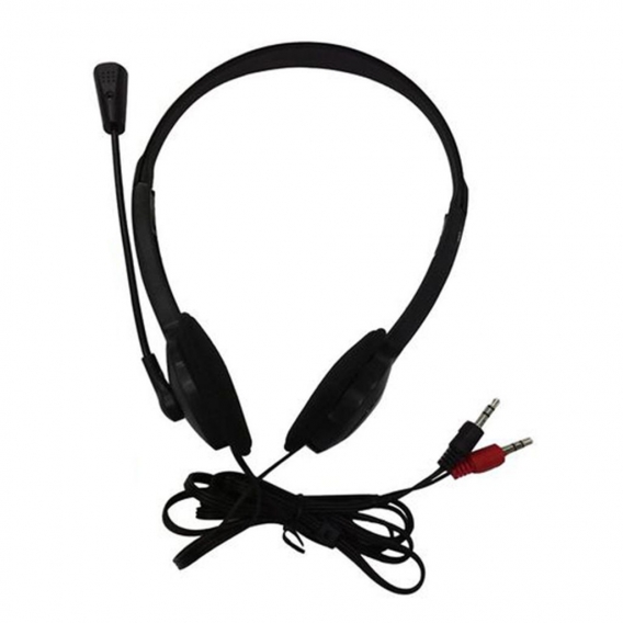 3,5 mm kabelgebundenes Over-Ear-Kopfhörer-Stereo-Headset mit Mikrofon für PC-Laptop