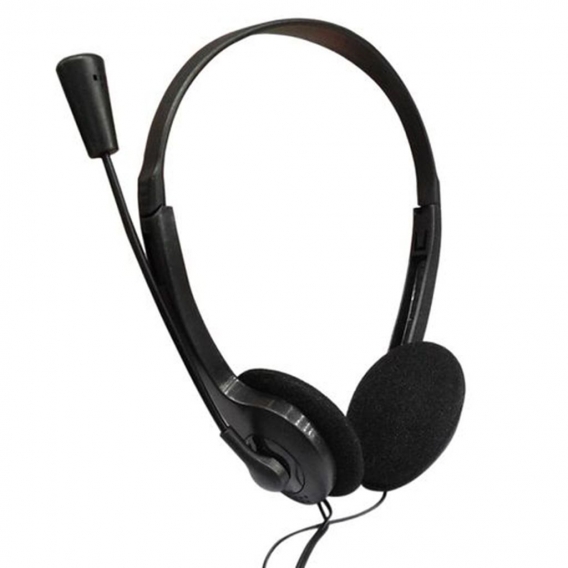 3,5 mm kabelgebundenes Over-Ear-Kopfhörer-Stereo-Headset mit Mikrofon für PC-Laptop