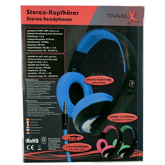 Stereo Kopfhörer, verschiedene Farben, Farbe:Pink