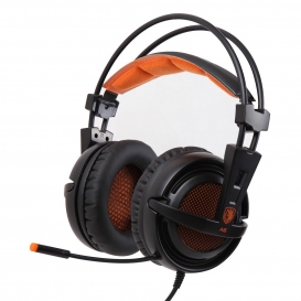 More about A6 7.1 Surround-Sound-Stereo-Over-Ear-USB-Gaming-Headset Für PC Orange Farbe Orange