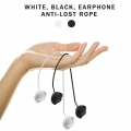 Halsseil Anti-Lost Strap Weiches Silikon-Headset Wasserdichtes Sportzubehör in Schwarz für Samsung Galaxy Buds 2019