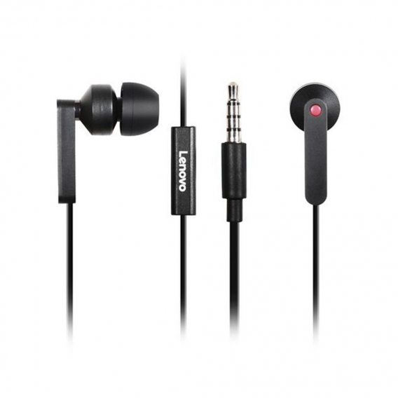 Lenovo 4XD0J65079 écouteur/casque Écouteurs Avec fil Ecouteurs Appels/Musique Noir