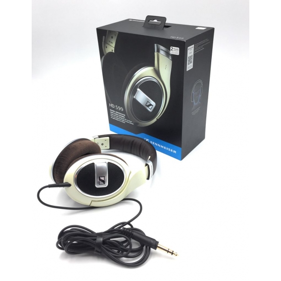 Sennheiser HD 599 ohrumschlieender, offener Kopfhrer matt-ivory