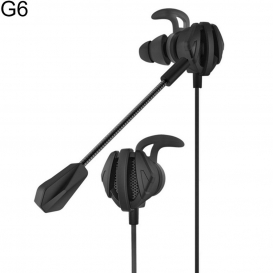 More about G6 Dynamische Rauschunterdrückung In-Ear-Kopfhörer mit Kabelanschluss und Dual-Mikrofon-(Schwarz)