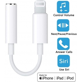 More about WIKIPro Lightning to Headphone Jack Adapter Dongle [ MFi Certified ] Earbuds Headphone Converter for Apple iPhone XR/Xs/Xs Max/X