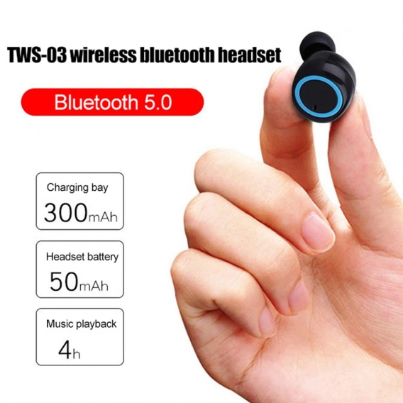 TWS-03 Kopfhörer Wireless Bluetooth 5.0 HiFi